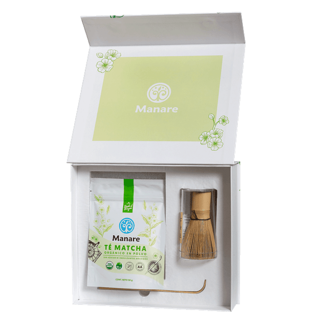 Té Matcha Gift Box orgánico 50gr Manare 2