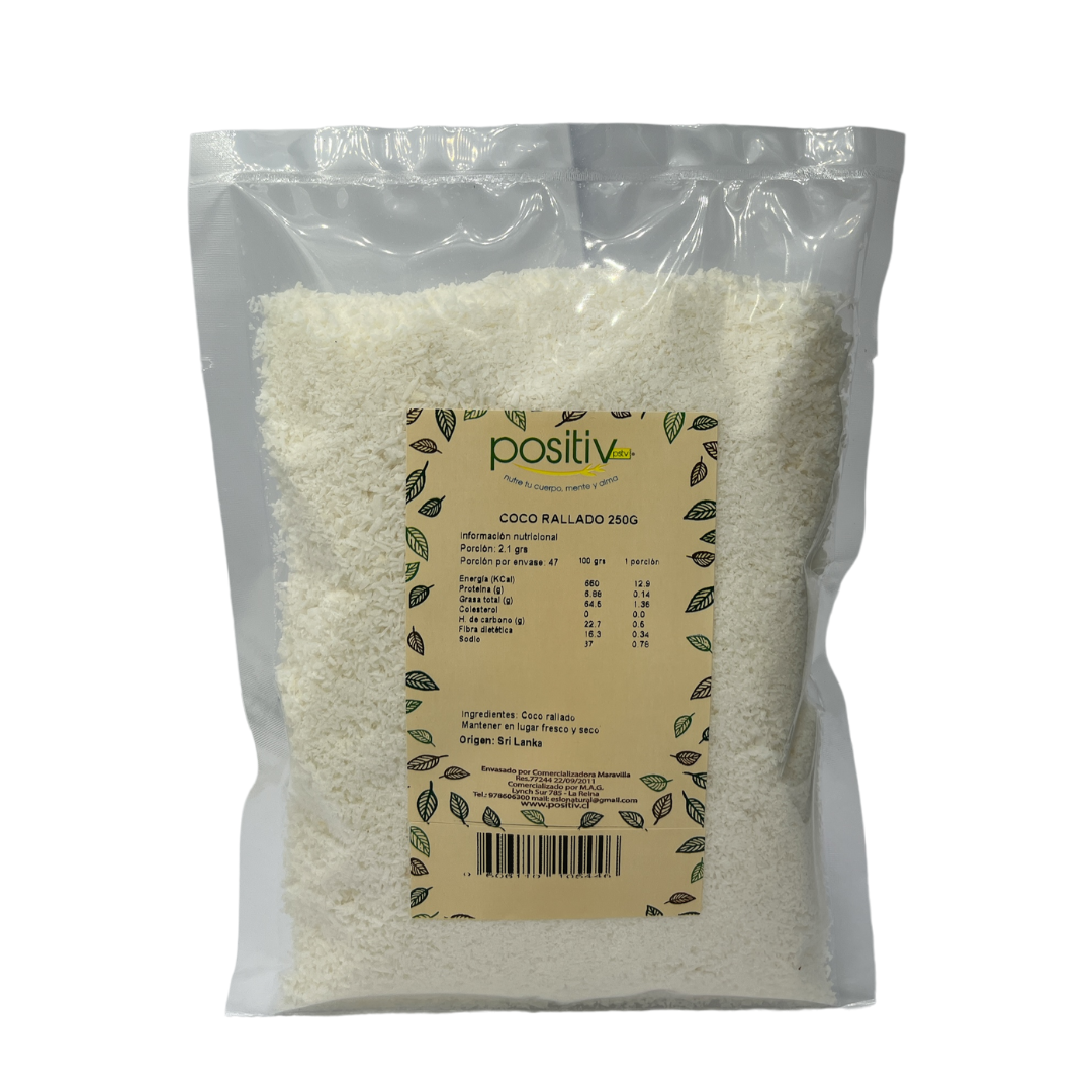 Coco rallado 250gr Positiv
