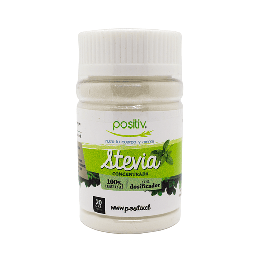 Stevia blanca 90% concentrada 20gr Positiv