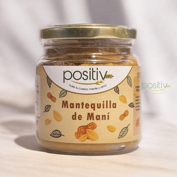 Mantequilla de maní 250gr Positiv 3