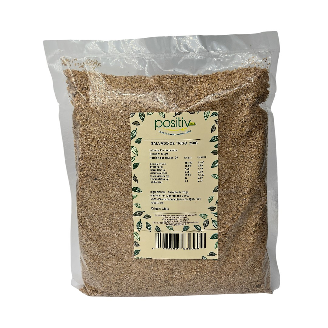 Salvado de trigo 250gr Positiv 1