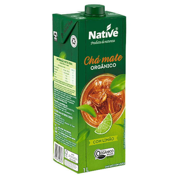 Jugo Mate con Limón Orgánico Native 1lt 1