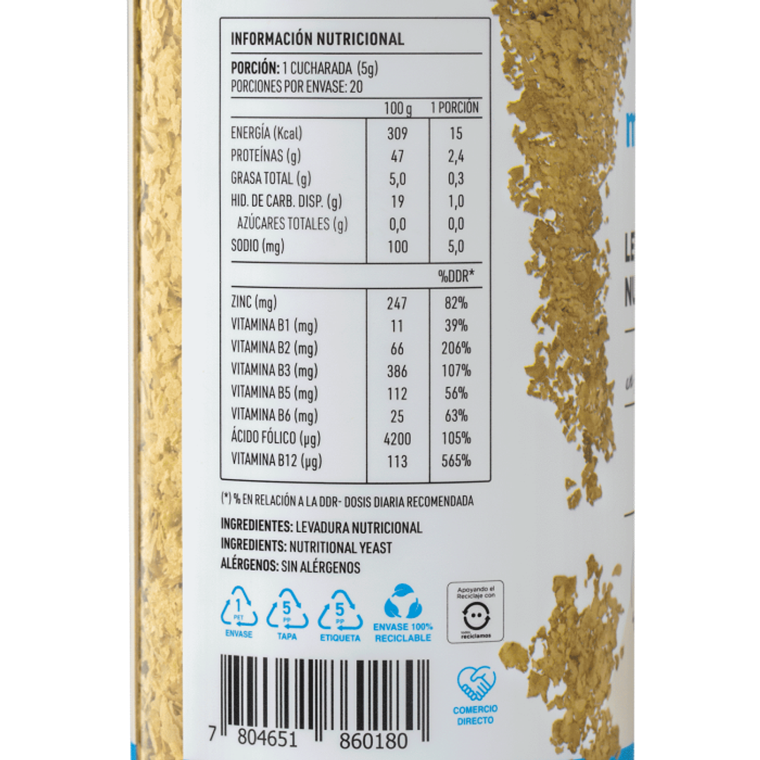 Levadura Nutricional 100gr Manare  2