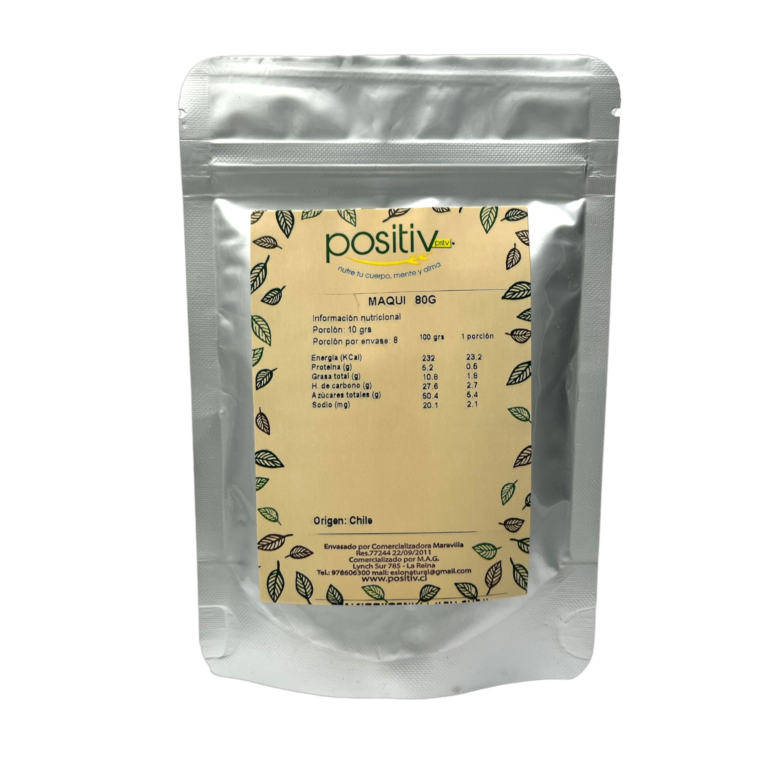 Maqui Deshidratado en Polvo