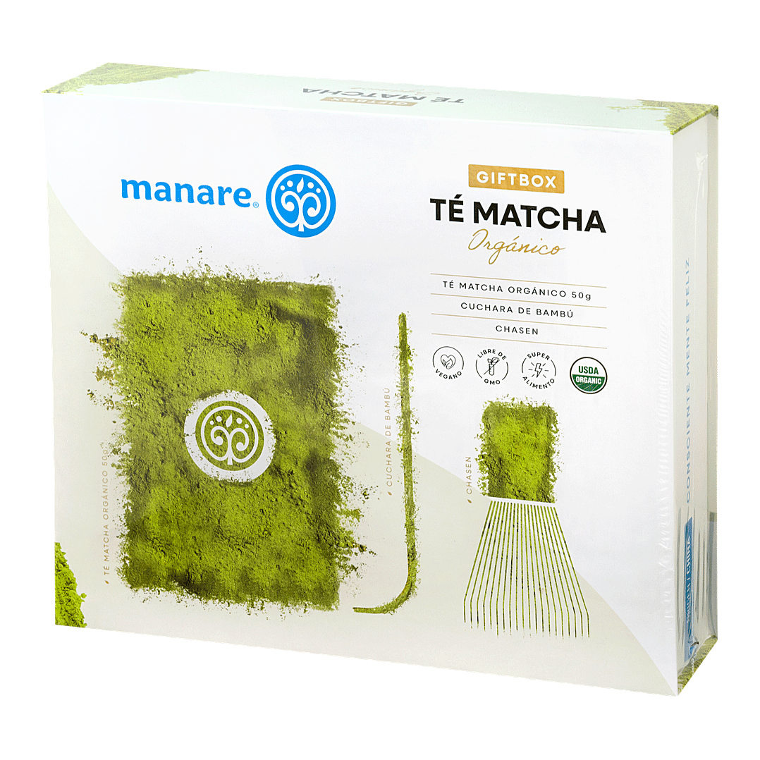 Té Matcha Gift Box orgánico 50gr Manare 1