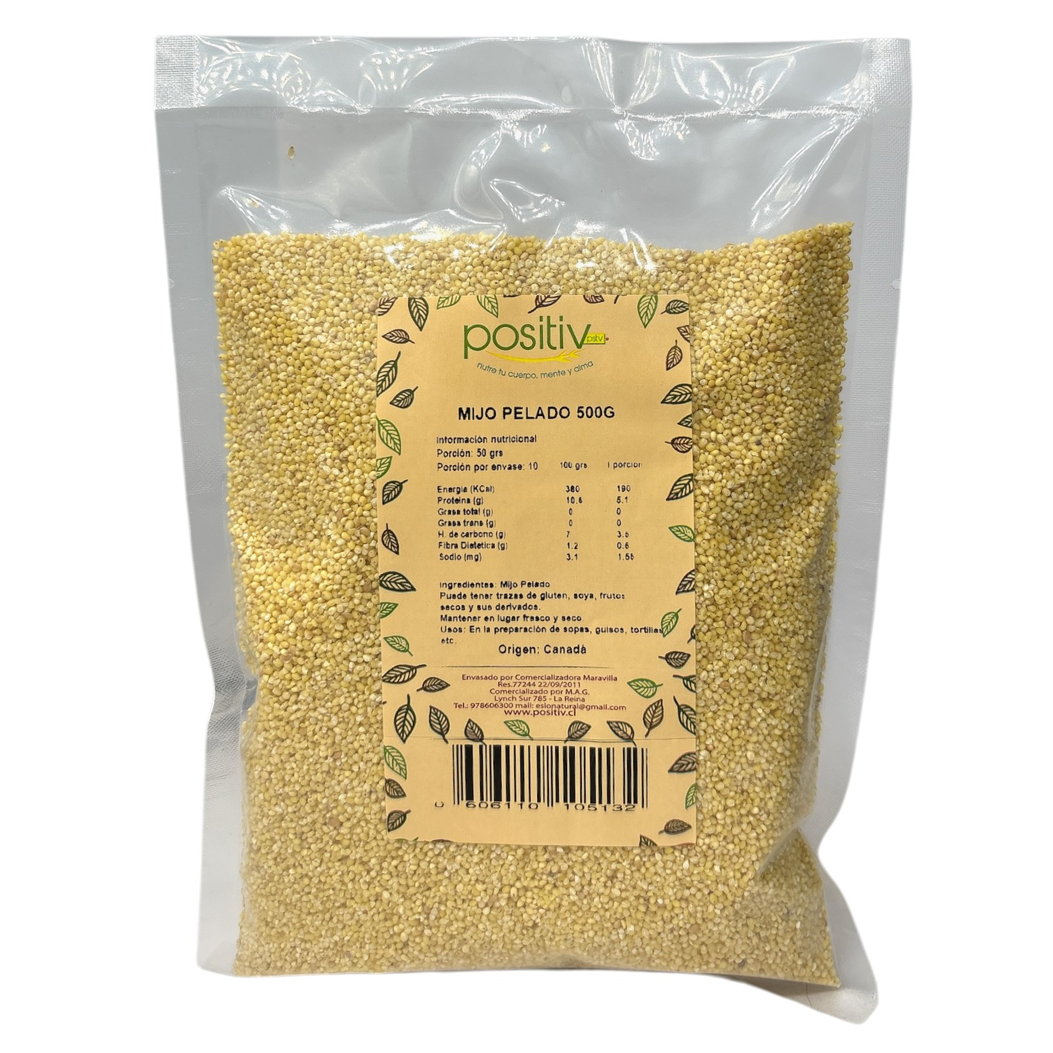 Mijo pelado 500gr Positiv 1