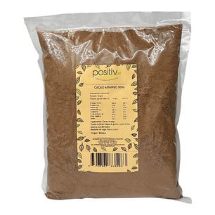 Cacao amargo 500gr Positiv