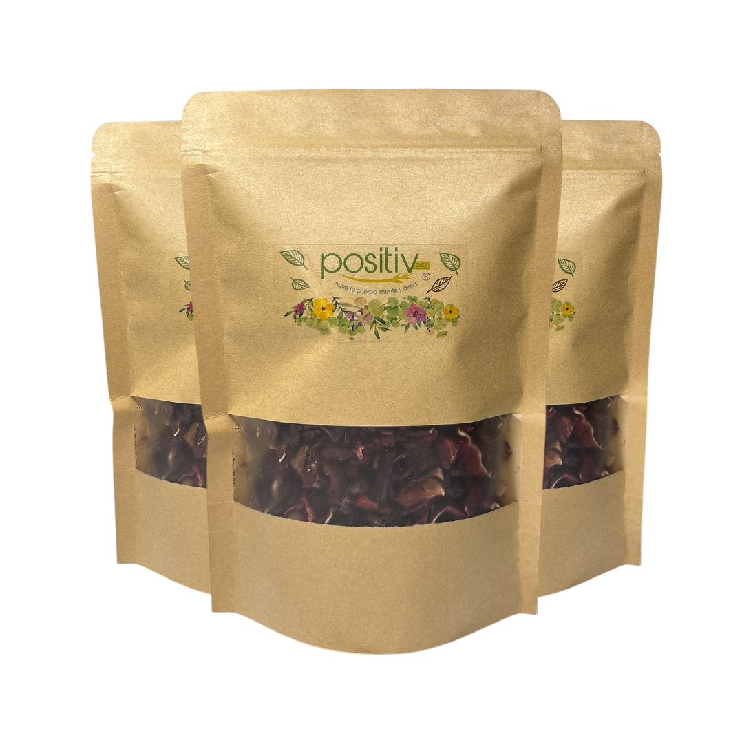 Pack 3 un Flor de Jamaica (Hibiscus) 25gr Positiv 1