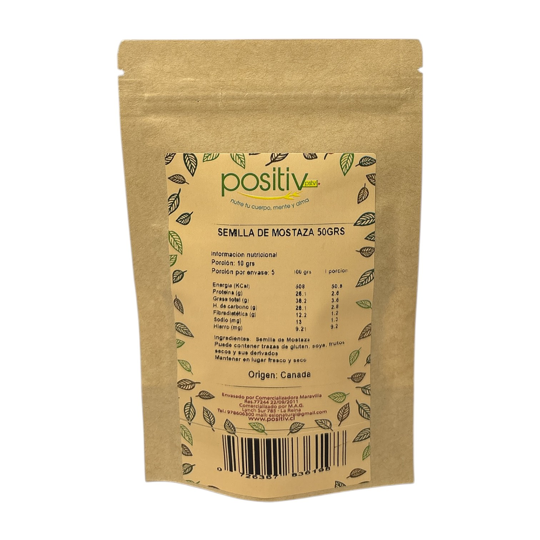Semilla de mostaza 50gr Positiv 2