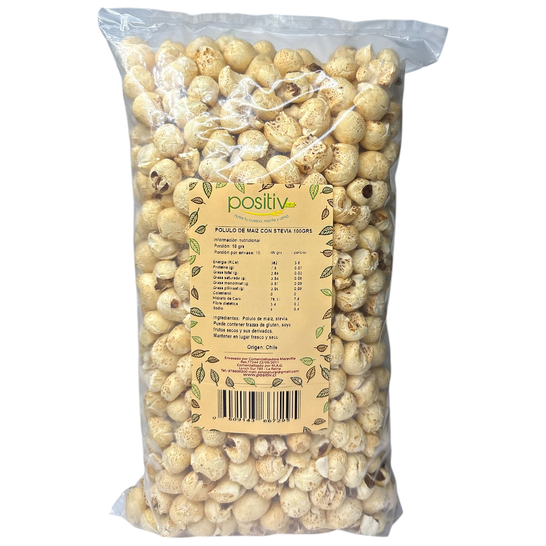 Polulo de maíz con stevia 100gr Positiv 1