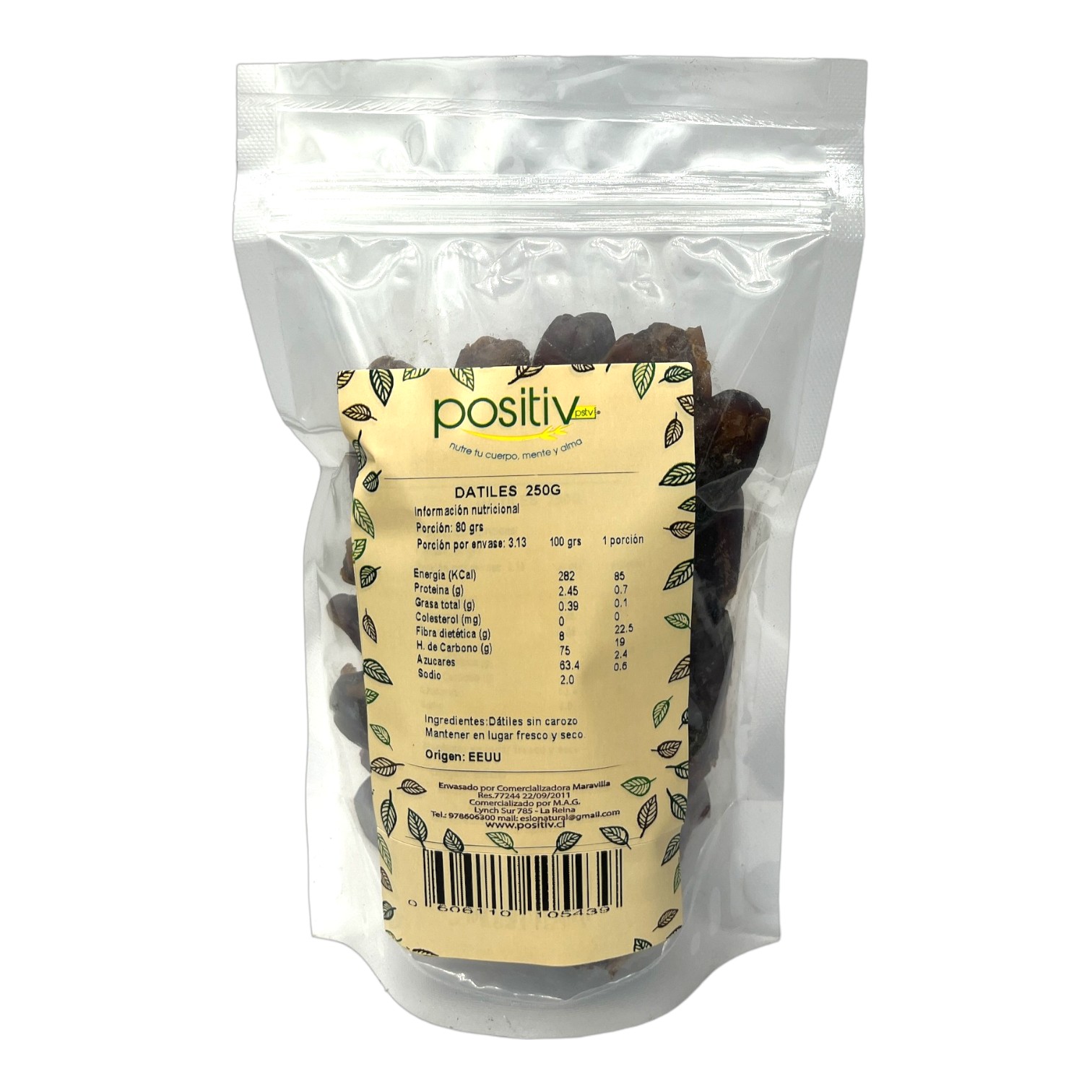 Dátiles 250gr Positiv