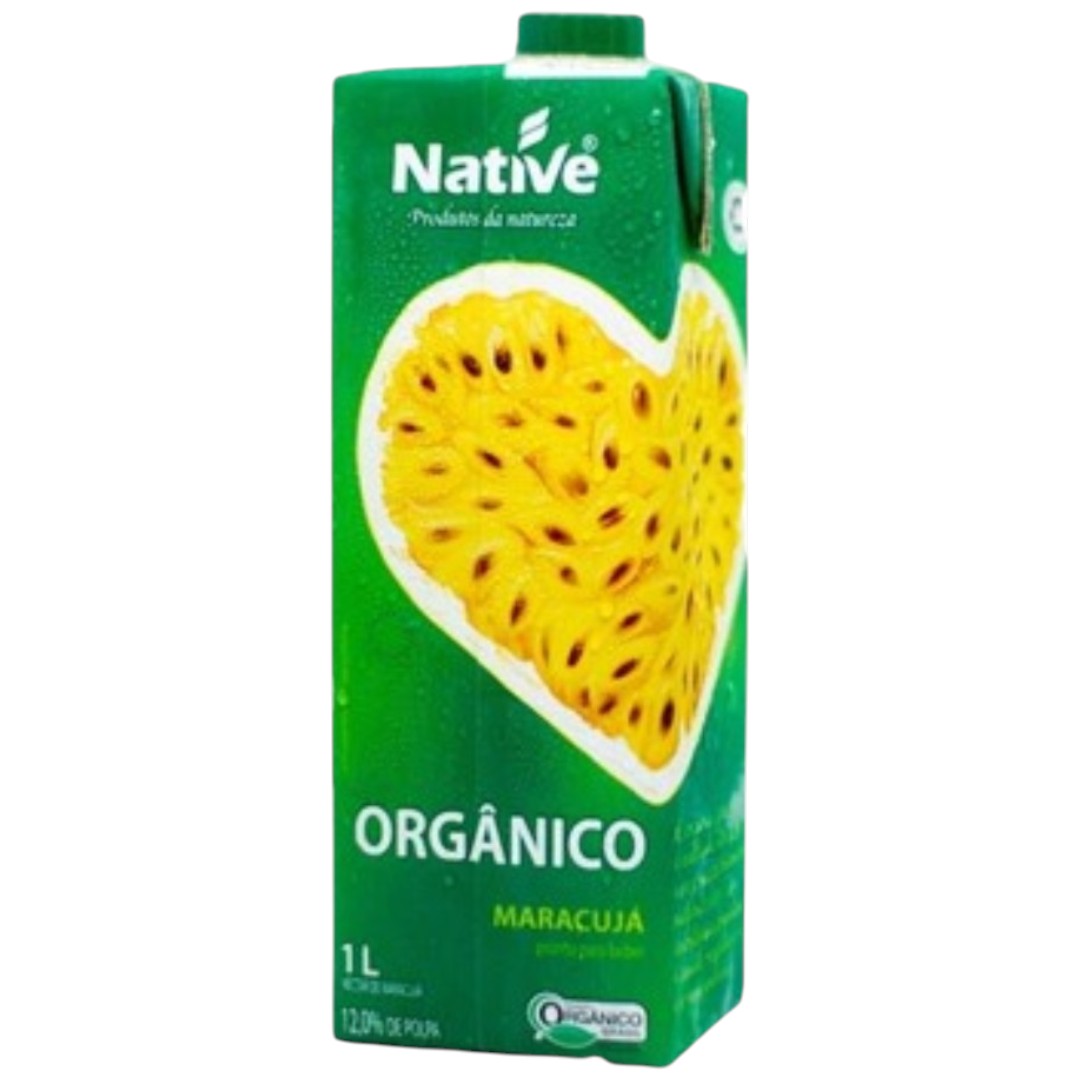 Jugo de maracuyá orgánico natíve de 1 litro