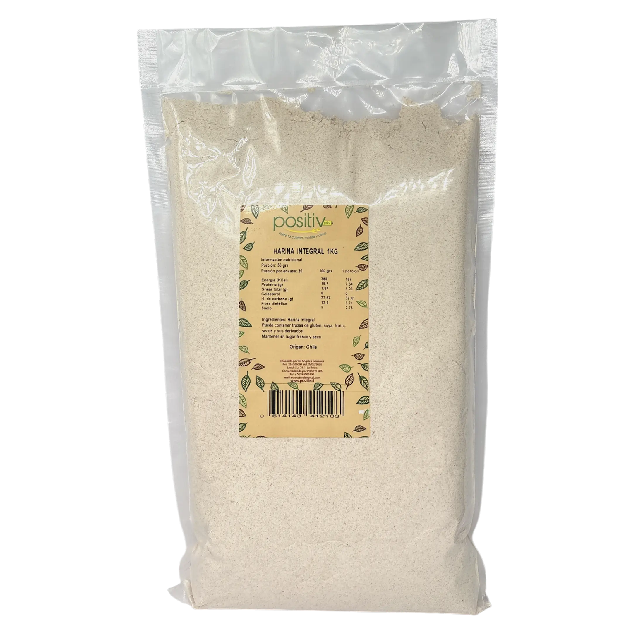 Harina integral 1kg Positiv 1
