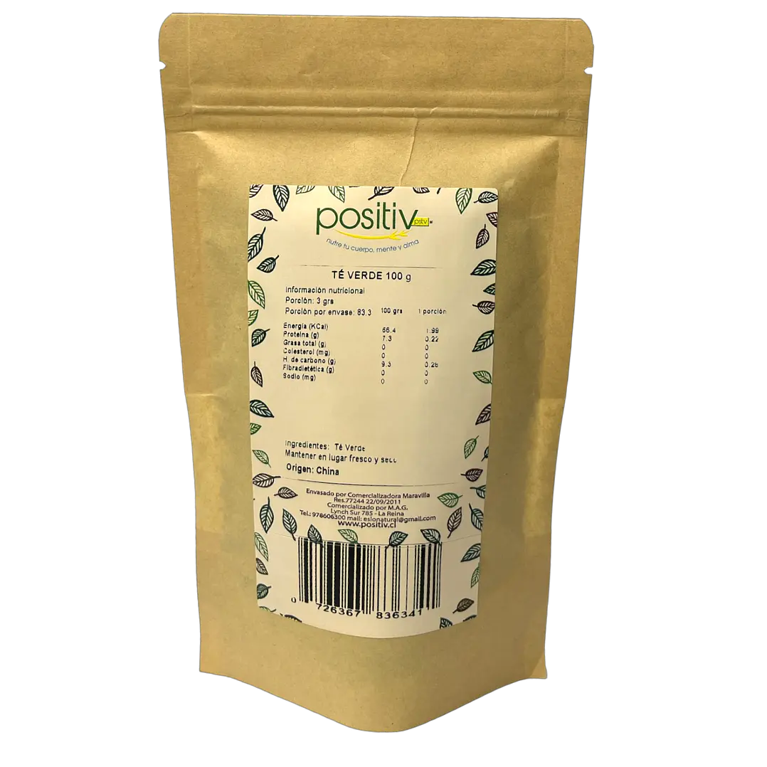 Té Verde Superior 100gr Positiv 2