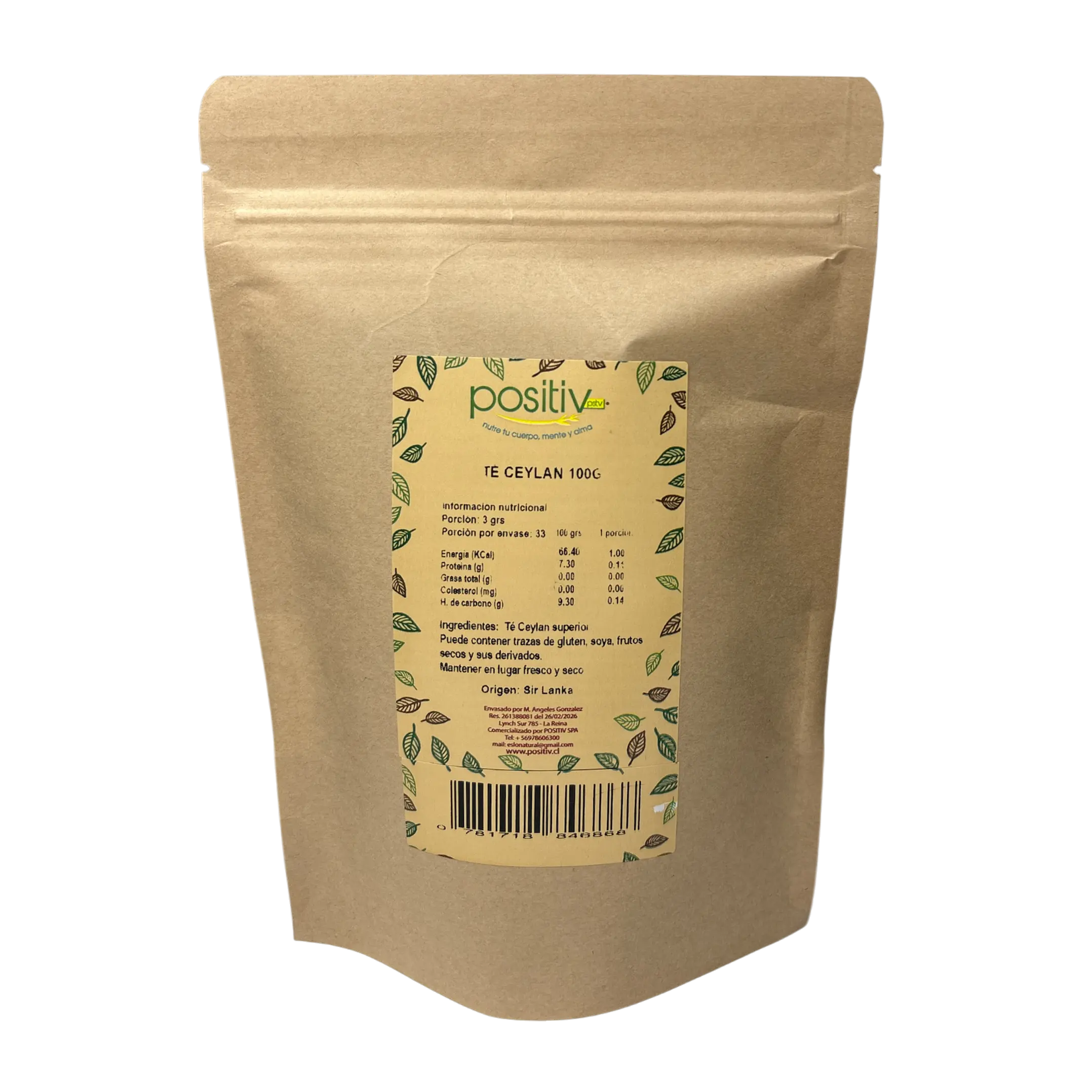 Té ceylán superior 100gr Positiv 2