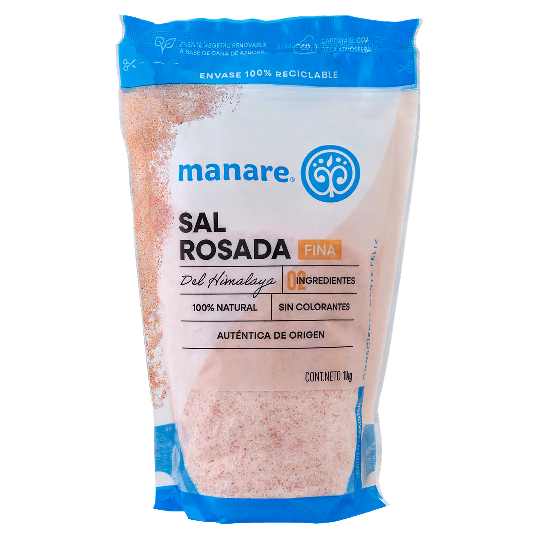 Sal rosada del Himalaya fina 1kg Manare 1