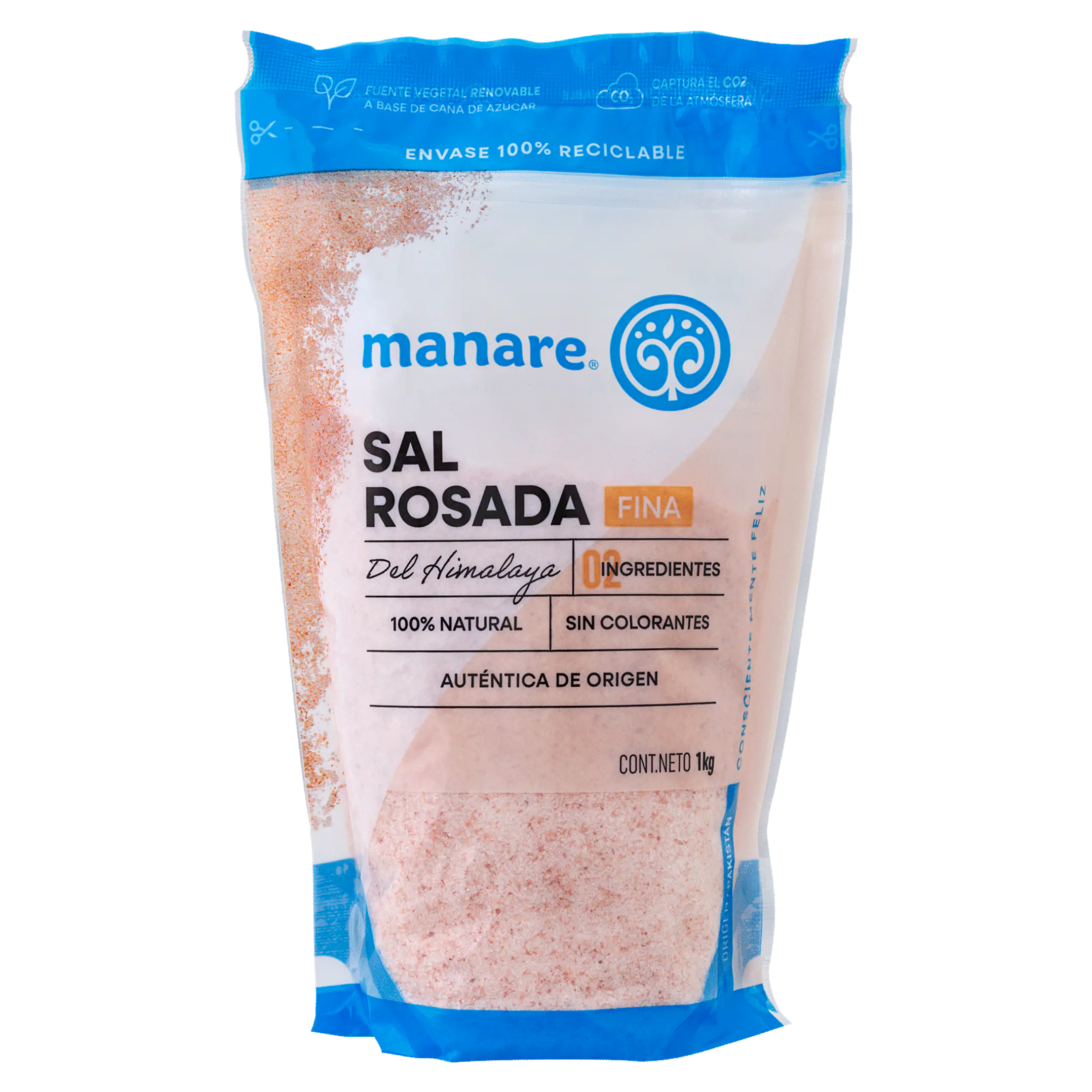 Sal rosada del Himalaya fina 1kg Manare 1