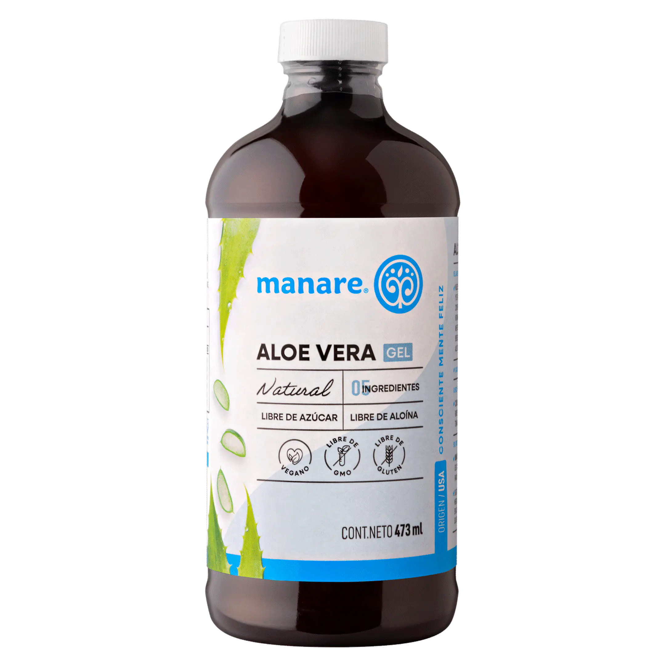 Aloe vera gel 473ml Manare 1