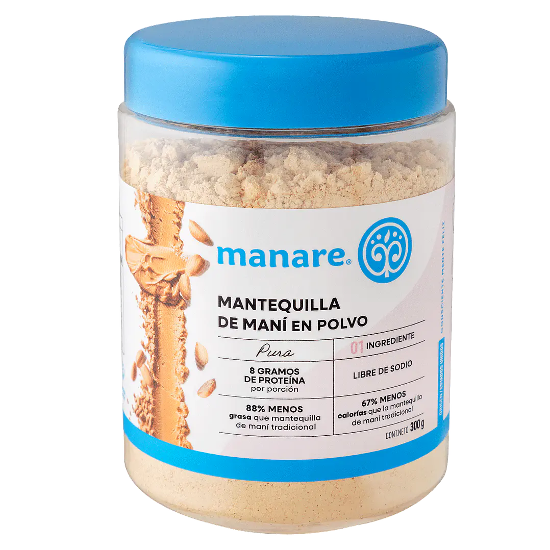 Mantequilla de Maní en Polvo 300g Manare 1