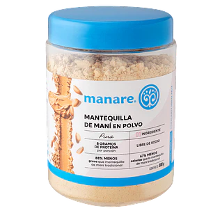 Mantequilla de Maní en Polvo 300g Manare