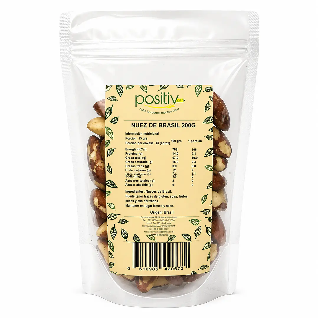 Nuez de Brasil 200gr Positiv 2