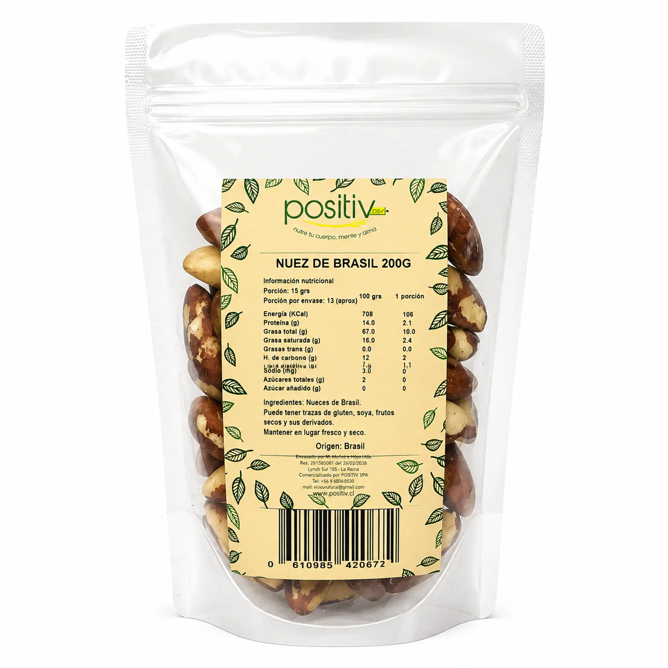 Nuez de Brasil 200gr Positiv 2