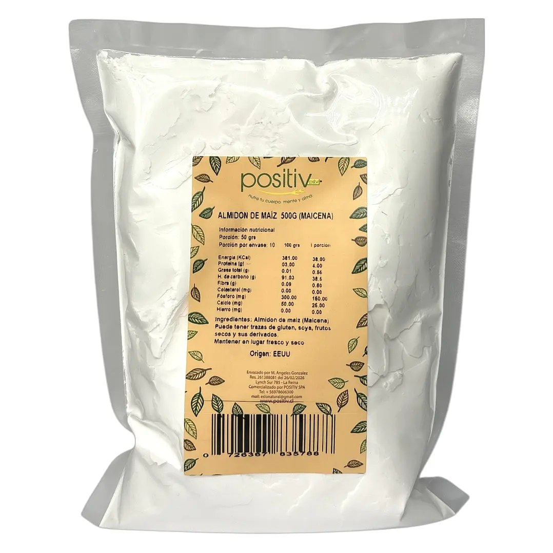 Almidón de maíz (maicena) 500gr Positiv 1