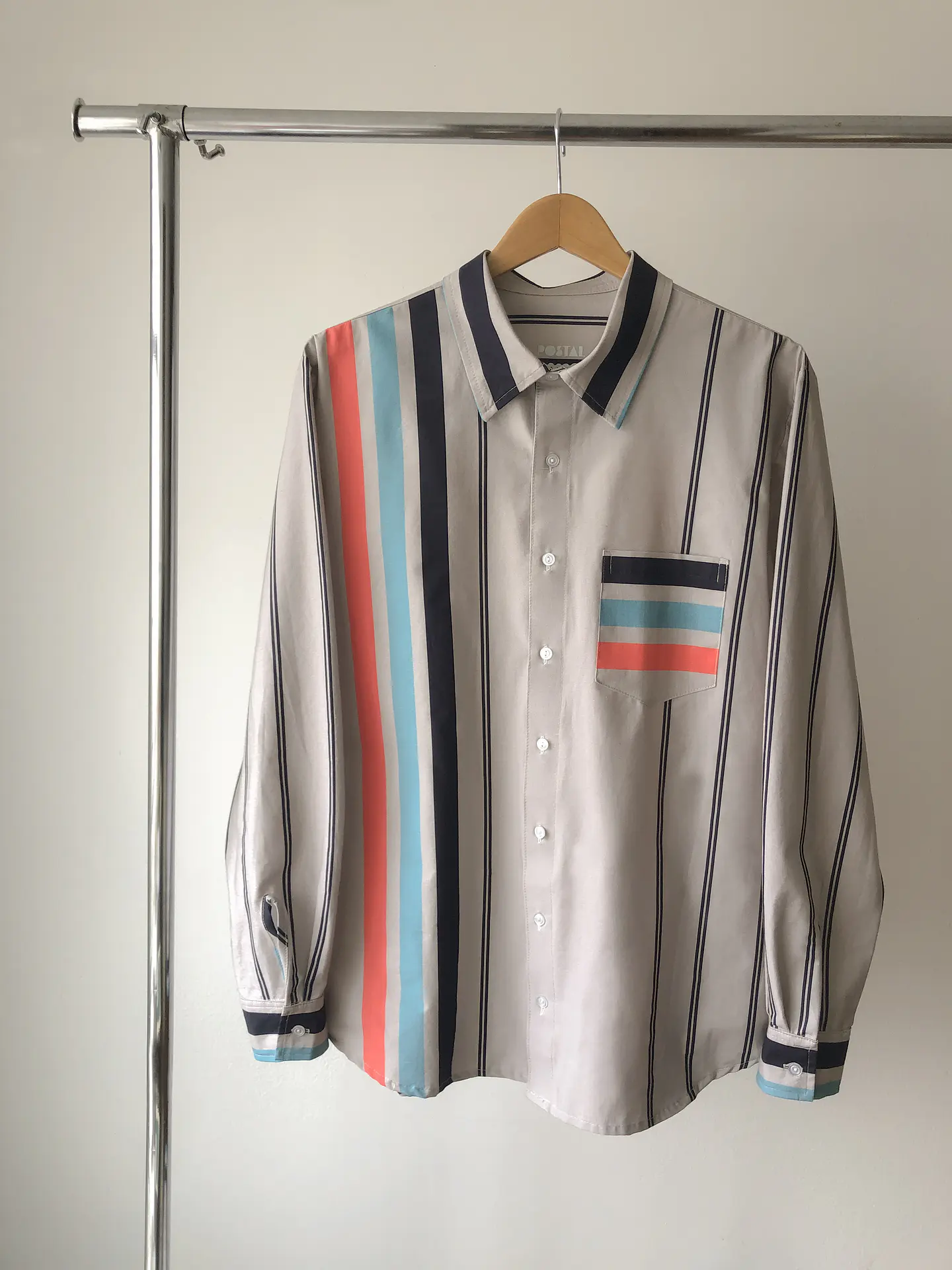 Camisa Líneas beige 2