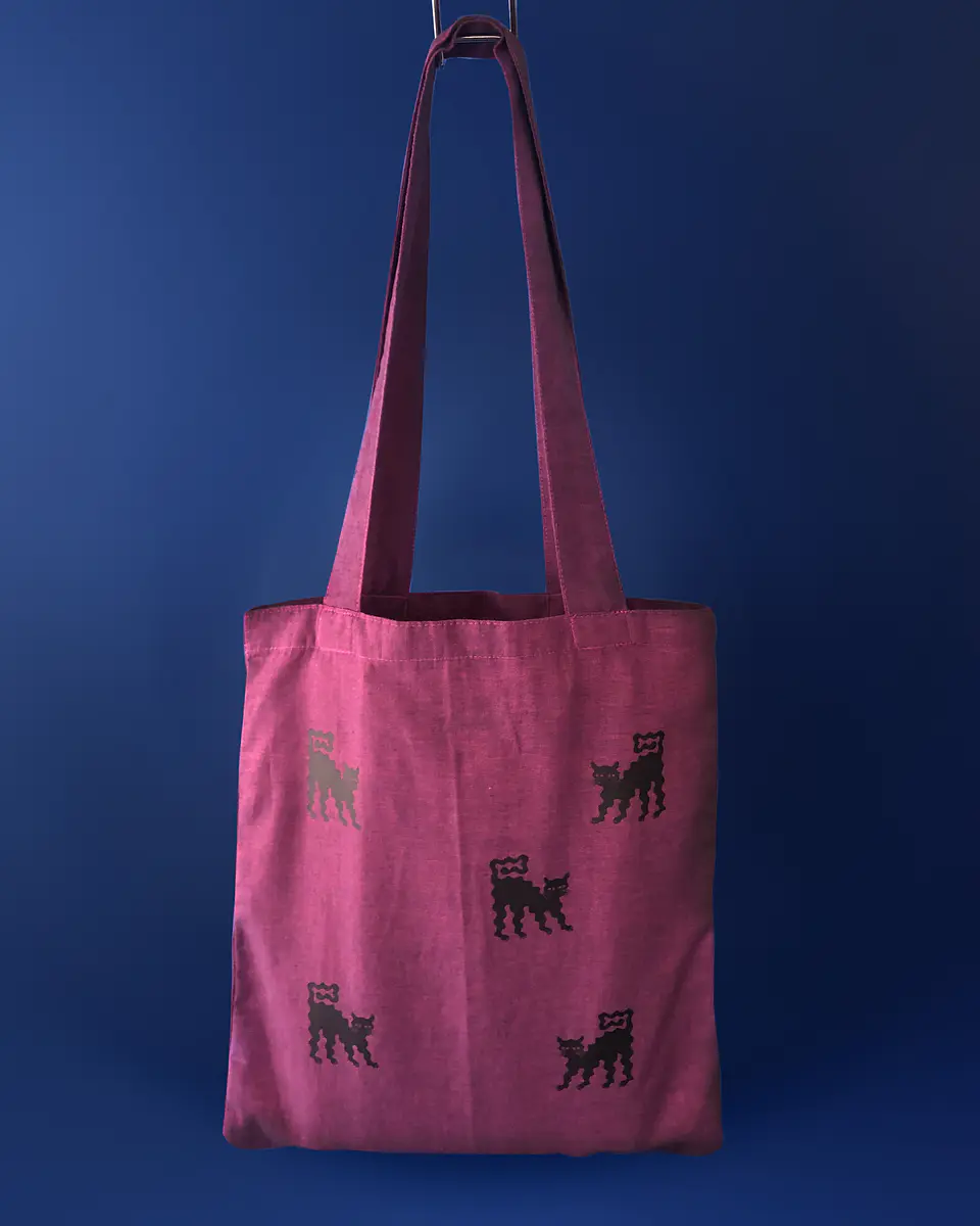 Tote bag gato asustado 2