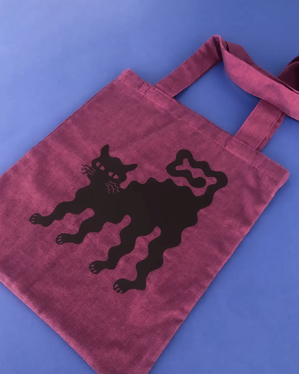 Tote bag gato asustado 3
