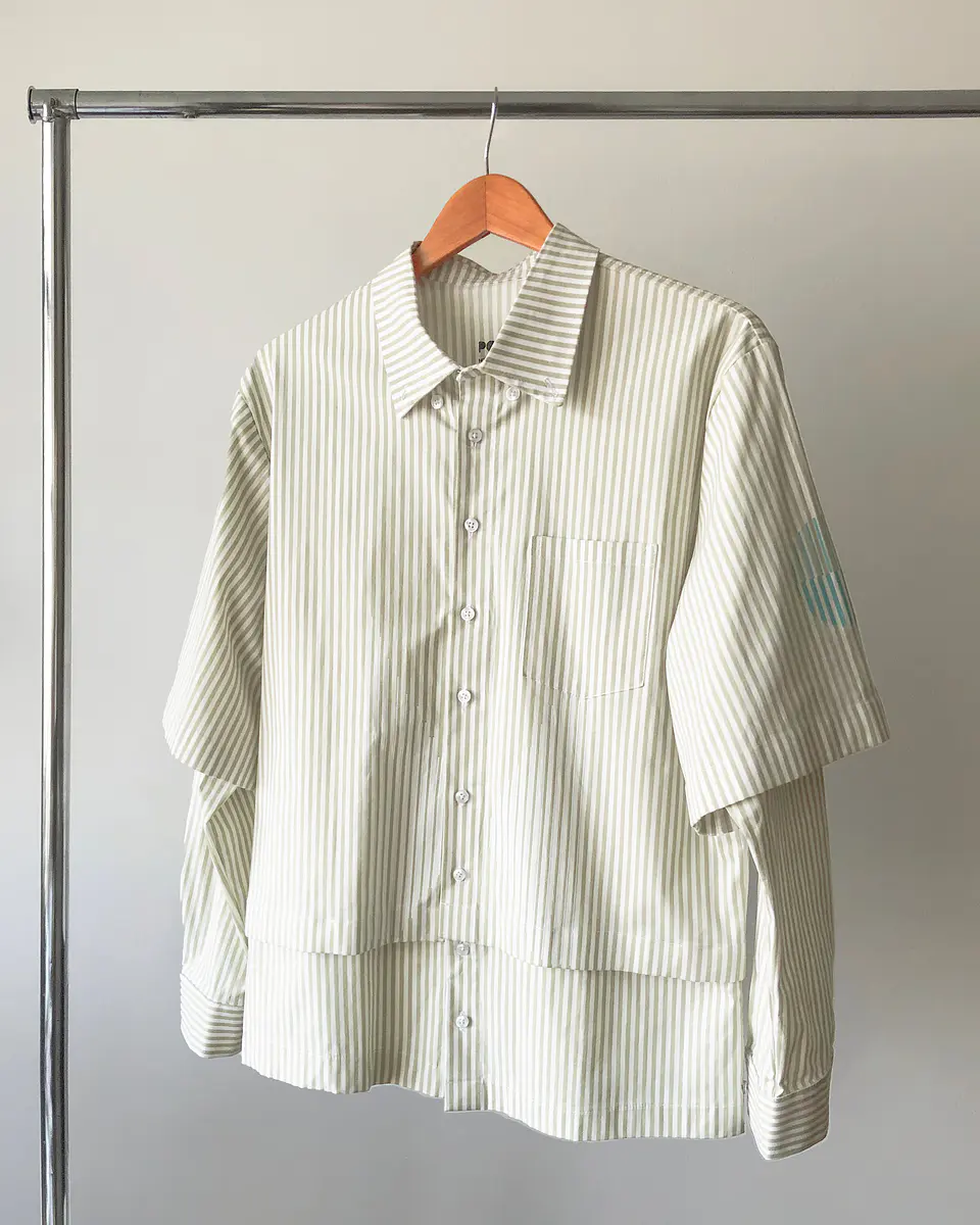 Camisa Trama Verde 2