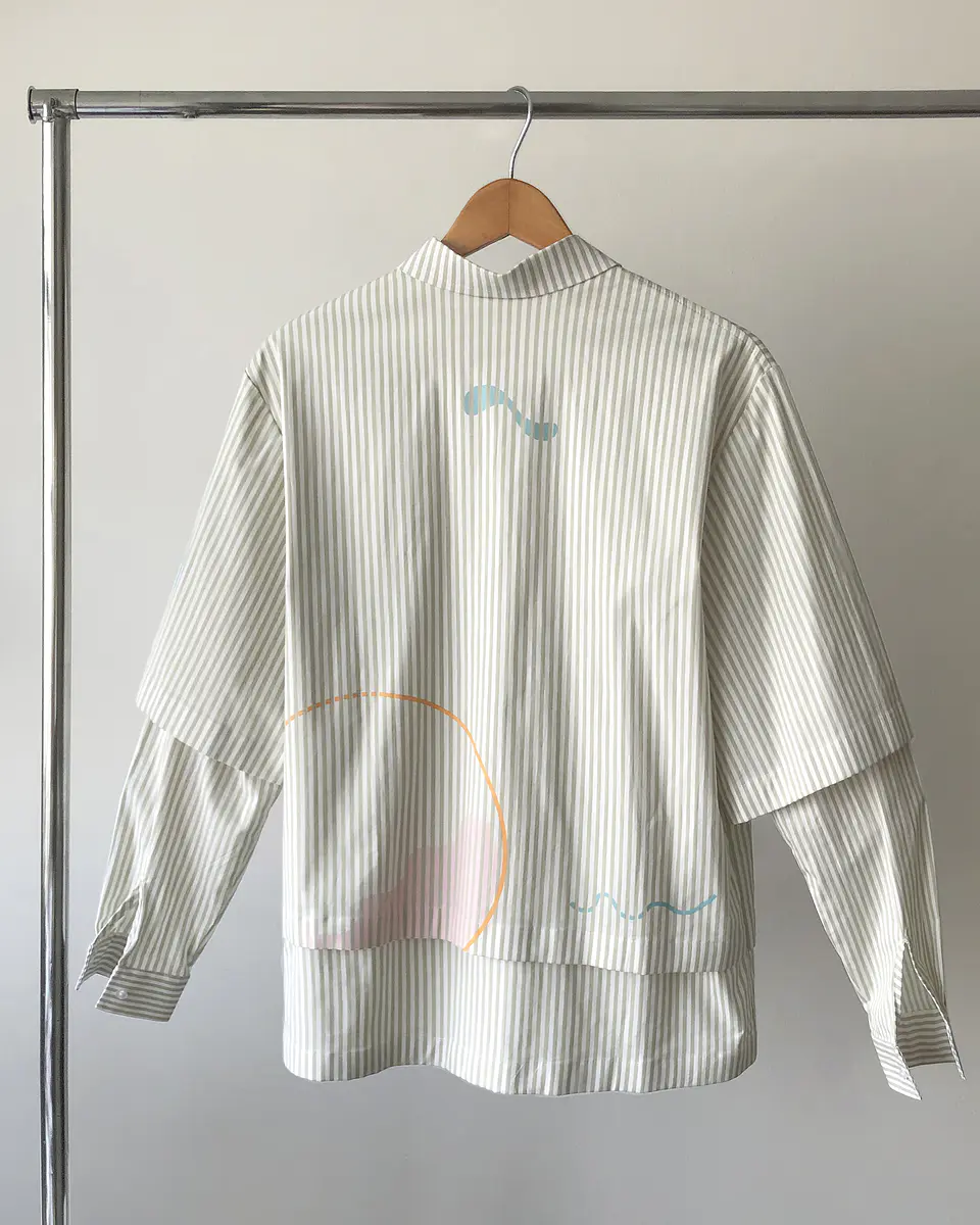 Camisa Trama Verde 4