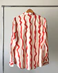 Camisa Lino rayas rojas - Miniatura 3