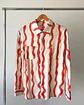 Camisa Lino rayas rojas - Miniatura 1