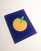 Cuaderno de Recetas azul, estampa Naranja - Miniatura 2