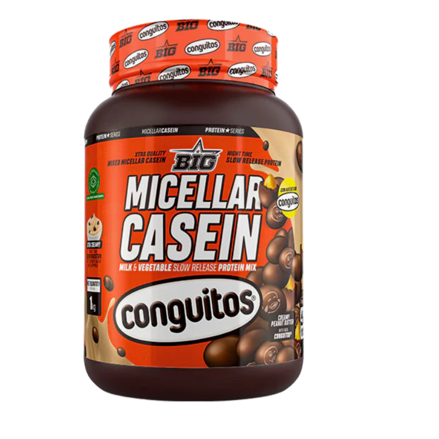 Micellar Casein (1KG) Creamy Peanut Butter Choco Conguitos