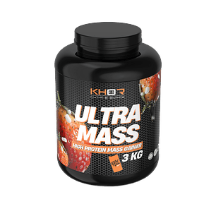 Ultra Mass High Protein Mass Gainer 3KG Morango