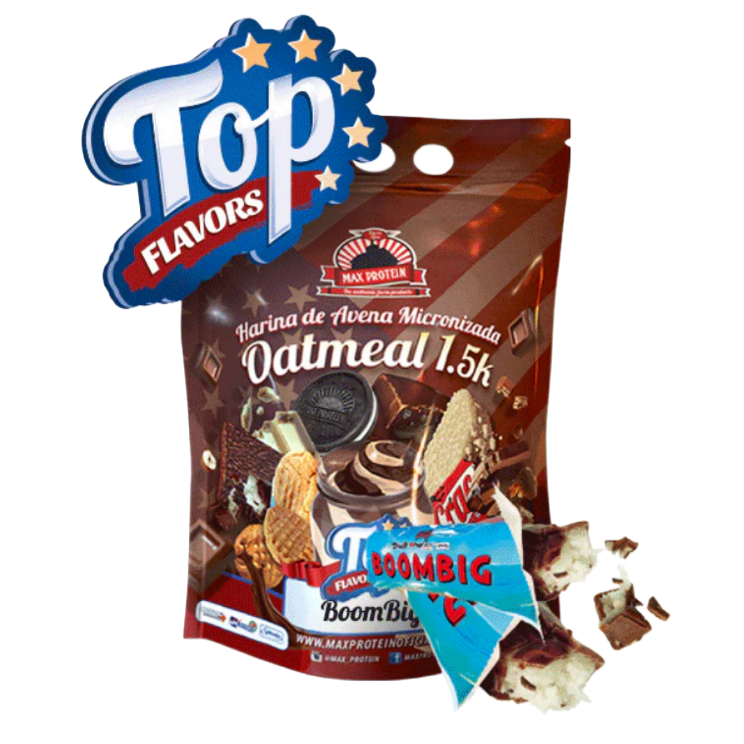 Top Flavours Oatmeal 1.5KG 3