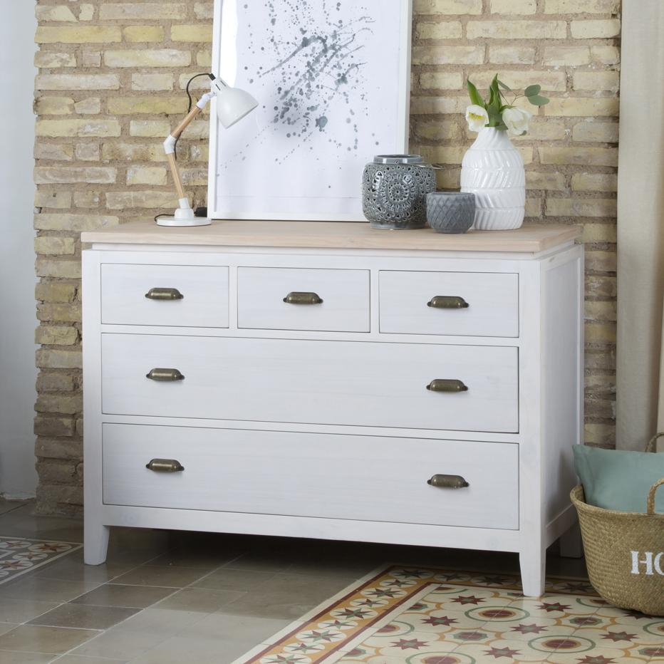Comoda blanca Kaia