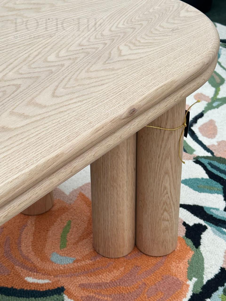 Mesa de centro roble americano
