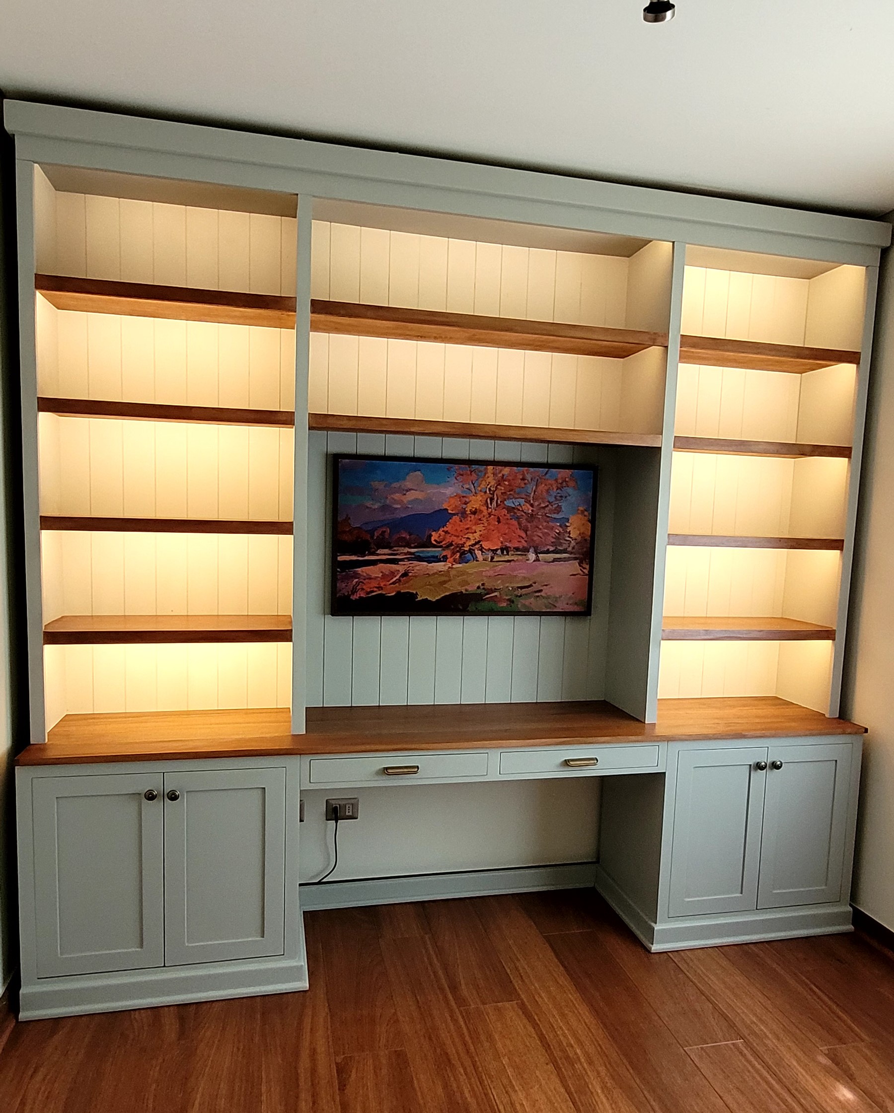 Mueble TV con iluminacion