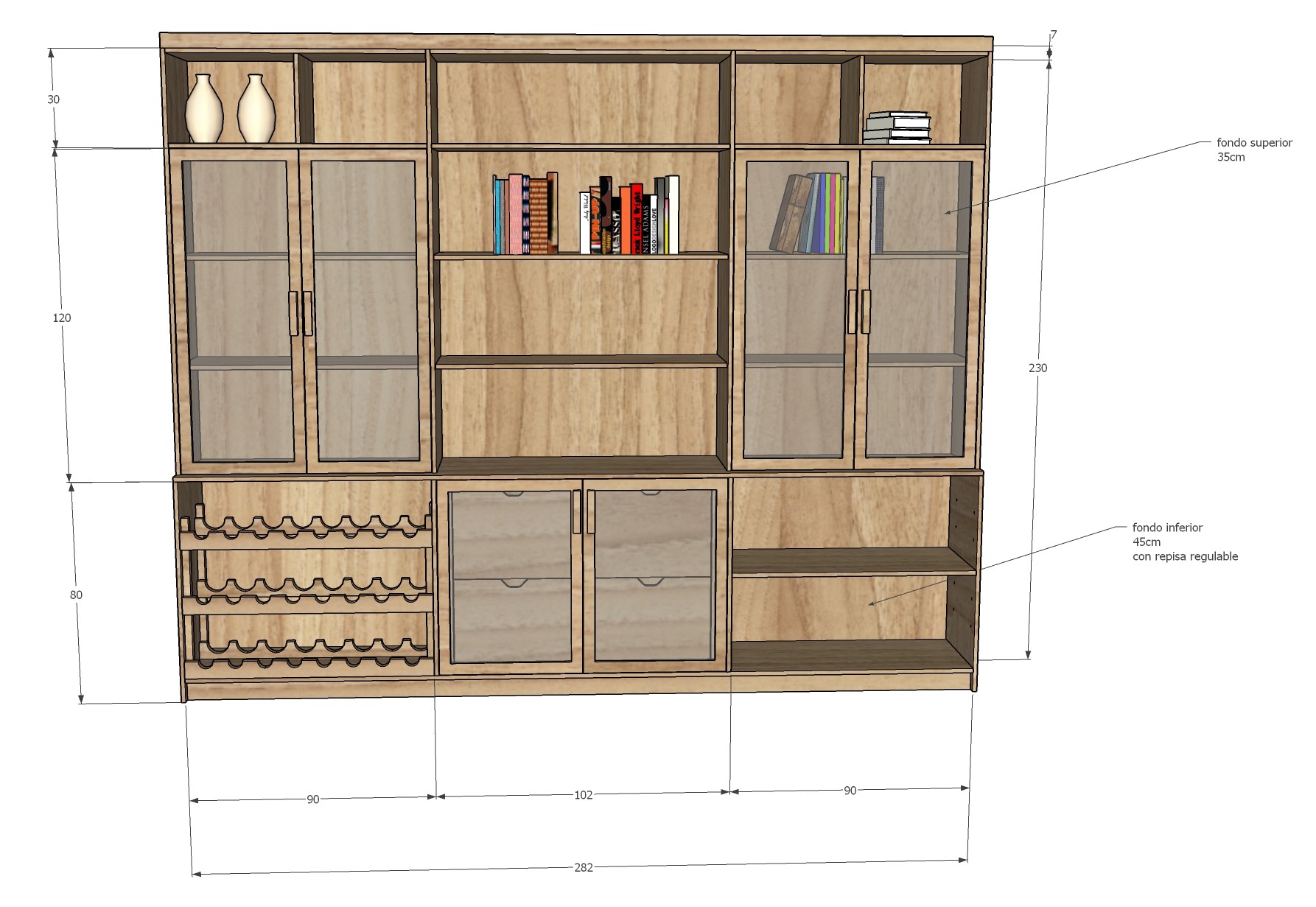 Mueble a medida Maria Olivia