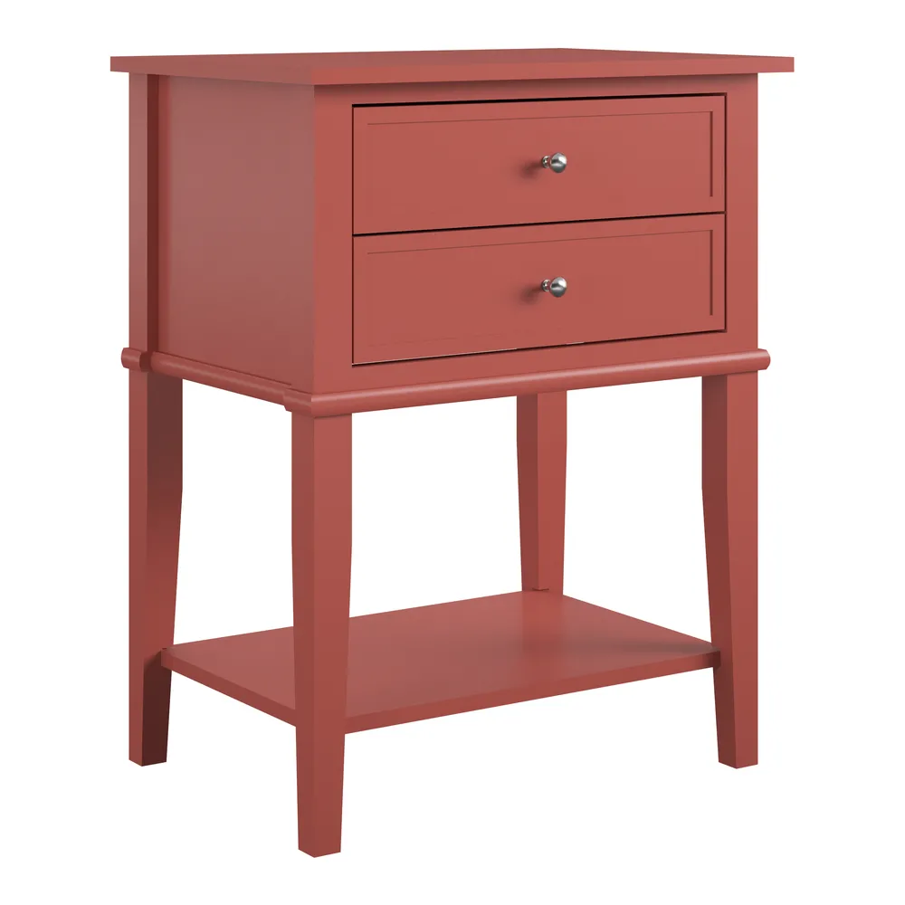 Mesa Lateral Aqua Roja 34 cm