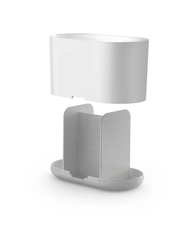 Porta Cepillo Duo Bath Gris | L