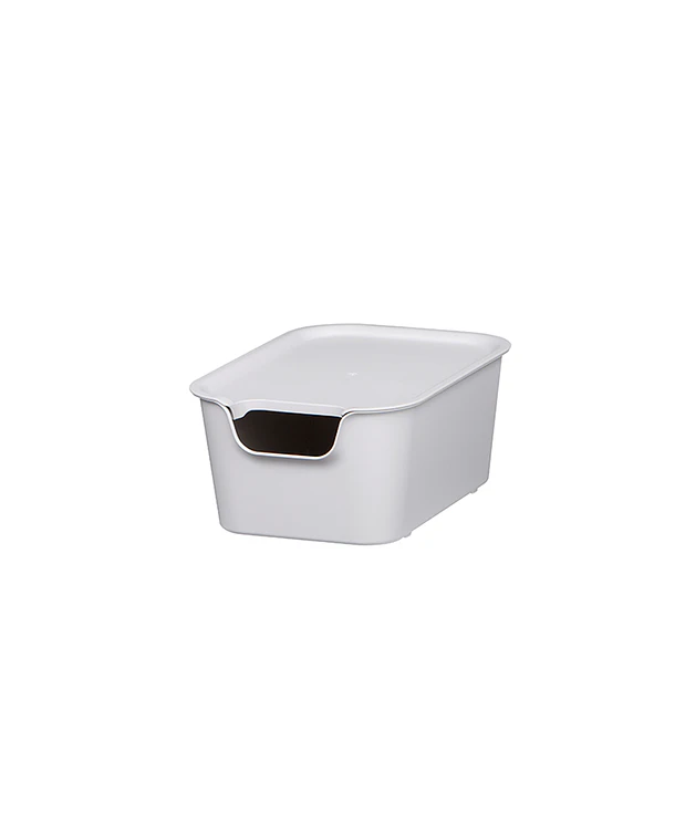 Caja Almacenamiento EL S Gris Claro
