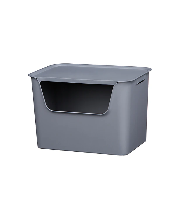 Caja Almacenamiento EL L Gris