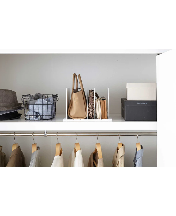 Organizador de Carteras Set de 2 | Blanco