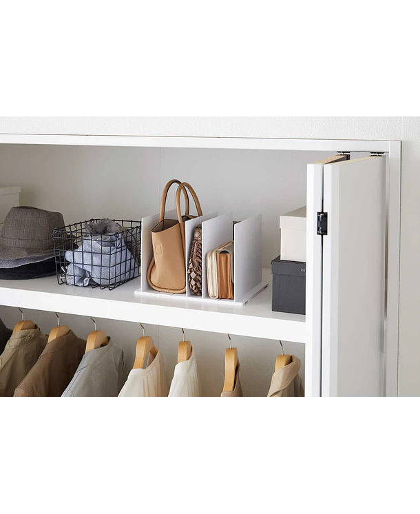 Organizador de Carteras Set de 2 | Blanco