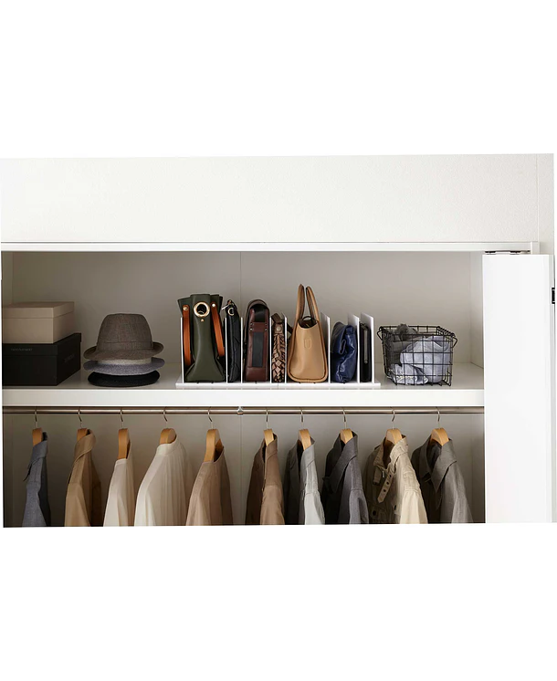 Organizador de Carteras Set de 2 | Blanco