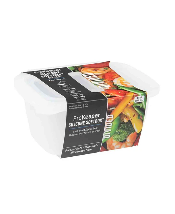 Contenedor De Silicona 4 Tazas Con Divisiones | ProKeeper+ Progressive